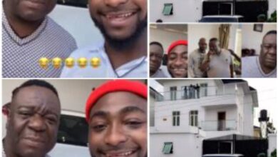 Funniest Actor Mr Ibu And Davido Hangout At OBO's Luxurious Mansion - Video