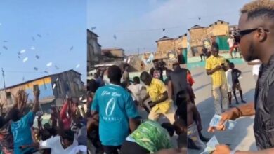 Medikal Made The Day Fans By Spraying Bundles Of Cash During A Video Shoot - Watch Here