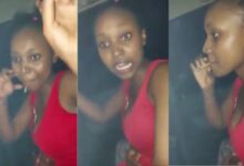 Slay Gyal Smoking Weeeedd In The Midst Of Men While Eat Her Food - Video Here