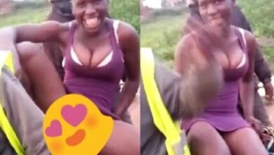 Slay Queen Opens Her Hot Food on Motor bike (Video Here)