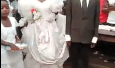 Man Dresses Like He Was @ A Funeral During His Wedding - Video Dey Trend