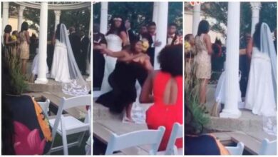 Side Chick Crashed Boyfriend's Wedding - I Have Ur Baby (Video)