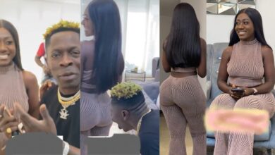 Ghanaian's Reacts To Shatta Wale Hugging Hajia Bintu The Curvy TikToker - He Will Eat U P33 (Video)