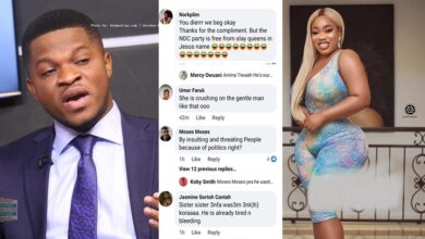 Moesha Budong Blast By Ghanaians After Expressing How She Admires Sammy Gyamfi - Reaction Photos