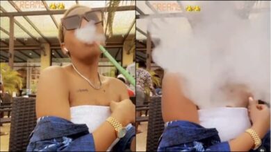 Regina Daniels Seen Smoking In Public N It Goes Viral - Video