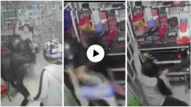 14 Year Old Girl Fights Off Robbers With Machete As She Protects Mum When They Stormed Their Store - Video