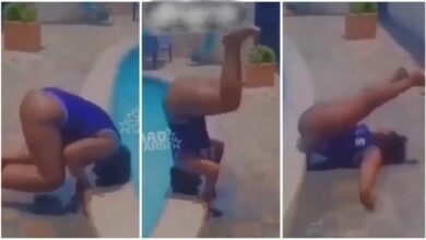 Slay Mama Almost Broke Her Neck While Dancing N Pulling Hot Stunts On Insta Live - Video