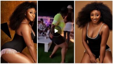 Ini Edo Battle Uche Jombo In A Twerk Fight As They Party - Video Below