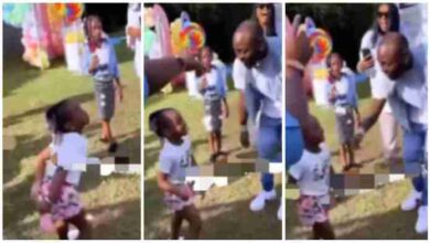 Davido Beat Daughter, Hailey 4 Trying 2 Twerk @ Her Birthday Party - Video Below