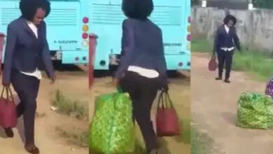 Lady Travelling Abroad Go Mad After Arriving At The Airport - Video