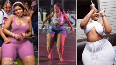 Female Artiste, Segos Pumpkin Drops Sugar On Men In Ghana With Her Huge Backa Backside - Video