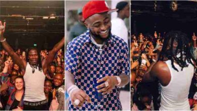 King Stonebwoy Pay Respect To Davido As Paused His UK Concert To Celebrate Him - Video