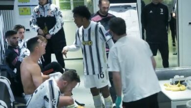 Ronaldo And Cuadrado Heated Altercation During UCL Match Juventus vs Porto - Video