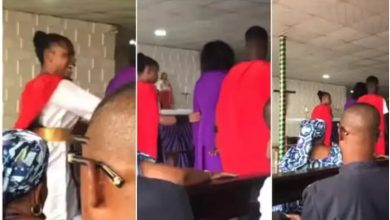 Woman Slap Church Member During Church Stage Play - Viral Video Below