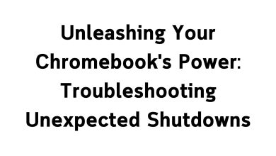 Unleashing Your Chromebook's Power Troubleshooting Unexpected Shutdowns